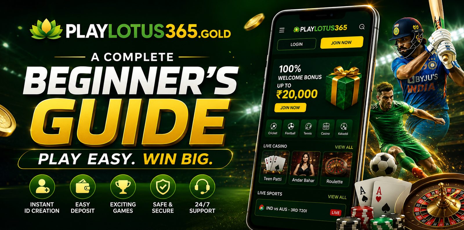How to Play on playlotus365.gold