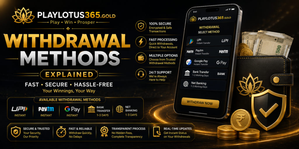 withdrawal methods explained