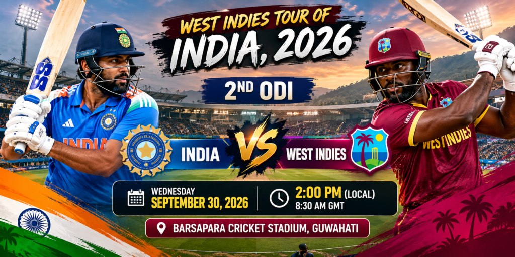 India vs West Indies 2nd ODI