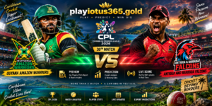 Guyana Amazon Warriors vs Antigua and Barbuda Falcons